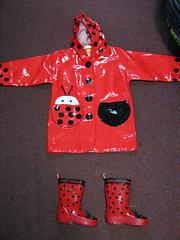 Kids Ladybug Raincoat