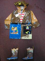Kids Pirate Raincoat